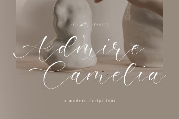 Admire Camelia: A Script Font for Elegant Branding and Creative Design