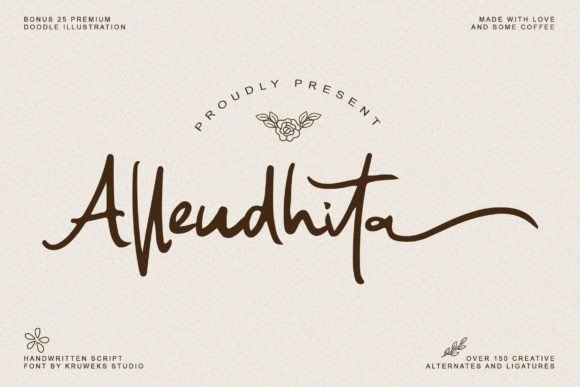 Allendhita: The Script Font That Elevates Brand Design