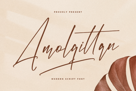 Amolqittan: A Script Font for Creative Crafters and Printables
