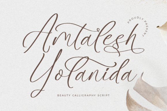 Amtalesh Yolanida: A Script Font for Editorial Elegance