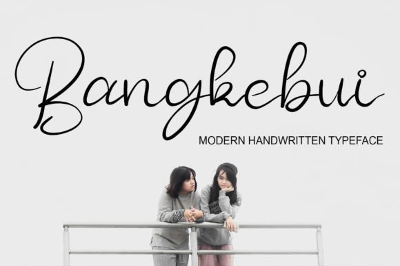 Bangkebui: A Script Font for Timeless Editorial Design