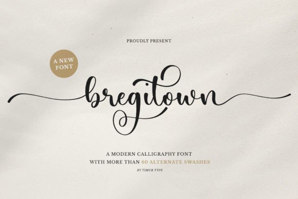 Bregitwon: A Script Font for Timeless Editorial Elegance