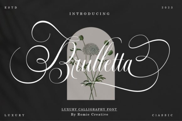 Brulletta: The Font That Elevates Your Brand’s Visual Story