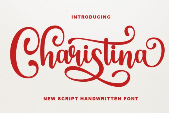Charistina Script Font for Creative Designers
