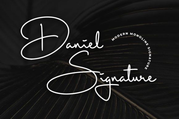Daniel Signature: A Script Font for Campaign Creativity