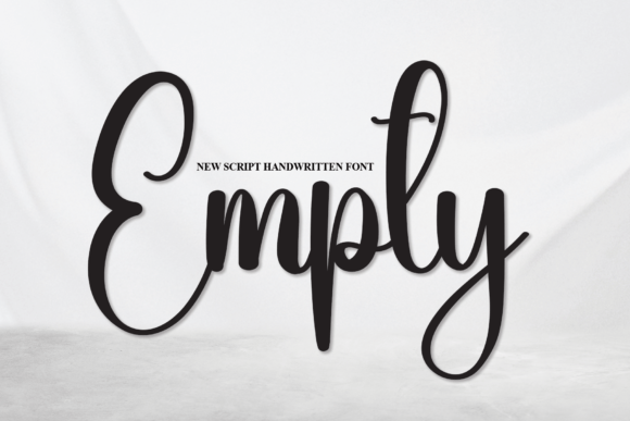 Empty: A Script Font for Modern Web Design