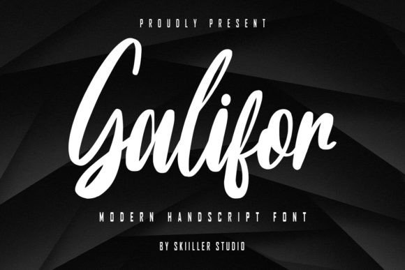 Galifor: A Script Font for Editorial Elegance and Creative Expression