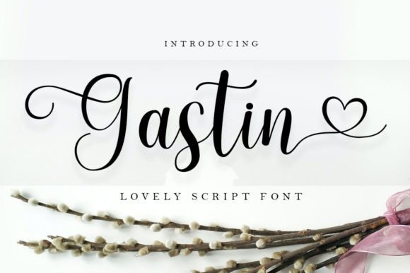 Gastin: A Script Font for Elegant Editorial Design