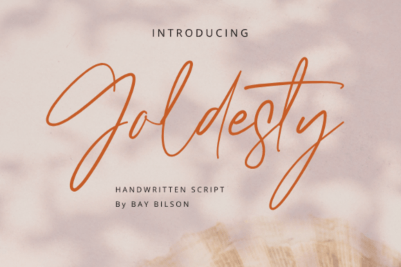 Goldesty: The Script Font That Elevates Your Campaigns