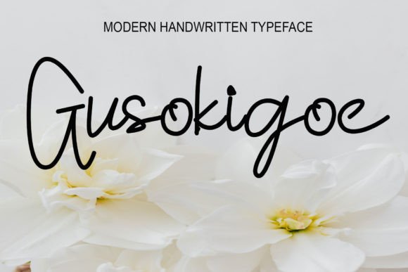 Gusokigoe: A Handwritten Script Font for Creative Branding