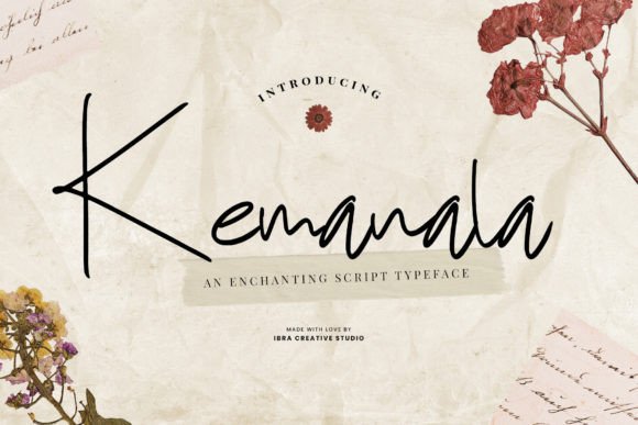 Kemanala: The Script Font That Elevates Your Brand