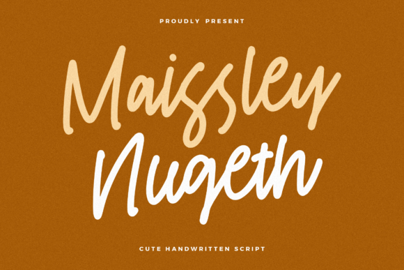 Maissley Nugeth: A Script Handwritten Font for Creative Makers