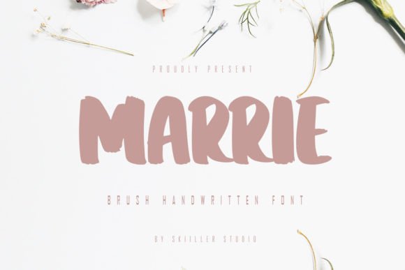 Marrie: A Bold Script Font for Web Designers and Brand Creators