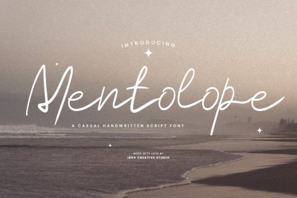 Mentolope: A Script Font That Breathes Life Into Handmade Creations