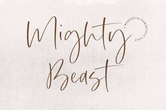Mighty Beast: A Script Font That Elevates Every Design