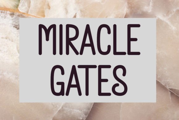 Miracle Gates Script Font