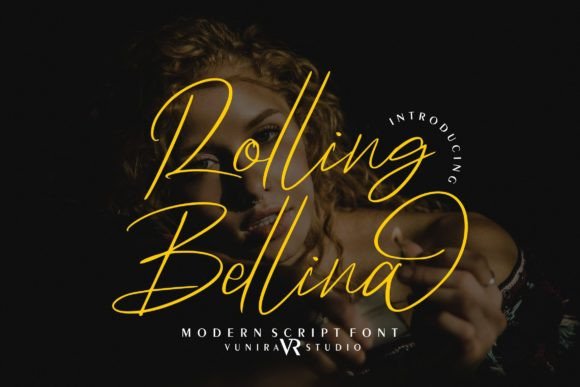 Rolling Bellina: The Perfect Script Font for Branding and Marketing