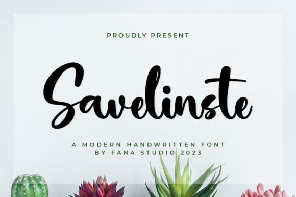 Savelinste: A Script Font for Editorial Elegance and Creative Expression