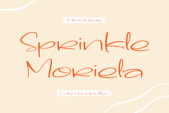 Sprinkle Moriela: A Script Font That Elevates Your Brand