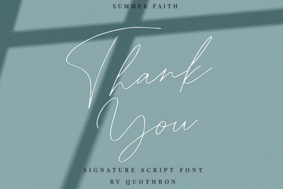 Summer Faith: A Script Font for Dynamic Brand Campaigns