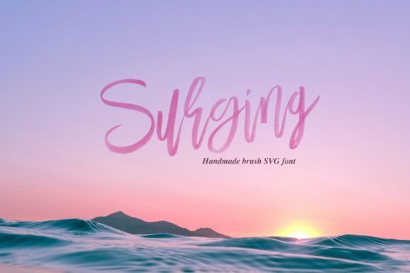 Surging: A Versatile Script Handwritten Font for Designers
