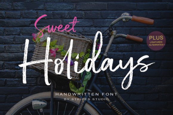 Sweet Holidays: A Quirky Script Font for Branding and Creativity