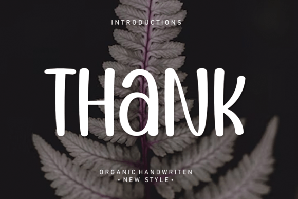 Thank: The Perfect Script Font for Small Business Branding