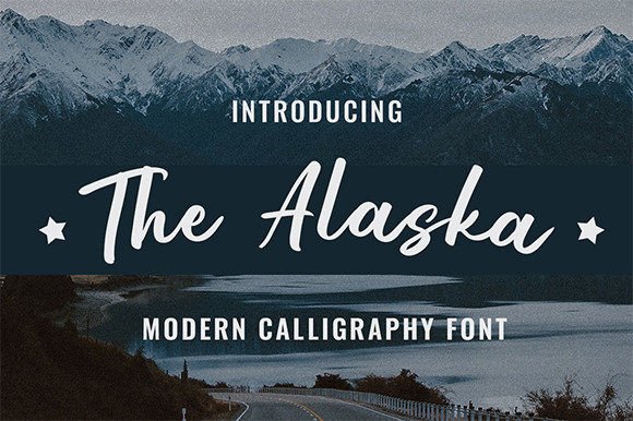 The Alaska: A Script Font for Crafters and Designers