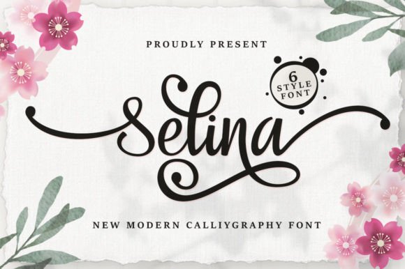Transform Your Brand with Selina: A Script Font for Elegant Design