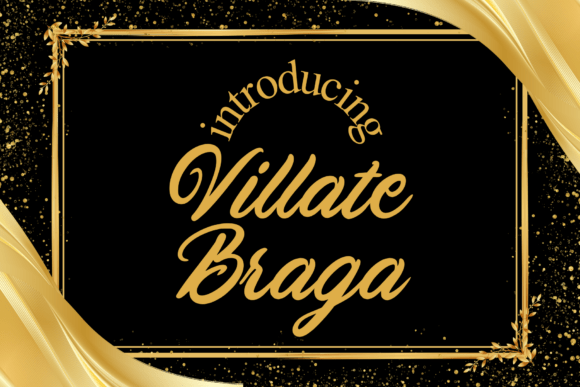Villate Braga: A Script Font for Dynamic Brand Campaigns