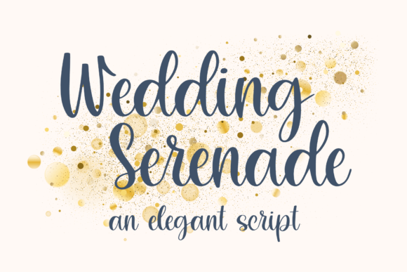 Wedding Serenade: A Script Font for Luxurious Branding and Elegant Design