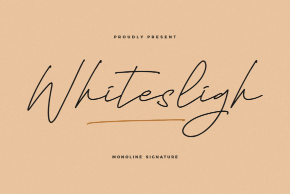 Whitesligh: A Versatile Script Handwritten Font for Designers