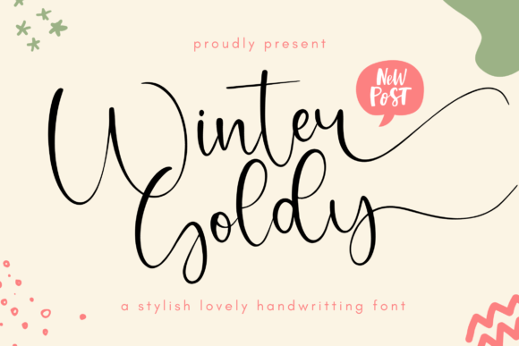 Winter Goldy: A Timeless Script Font for Elegant Design