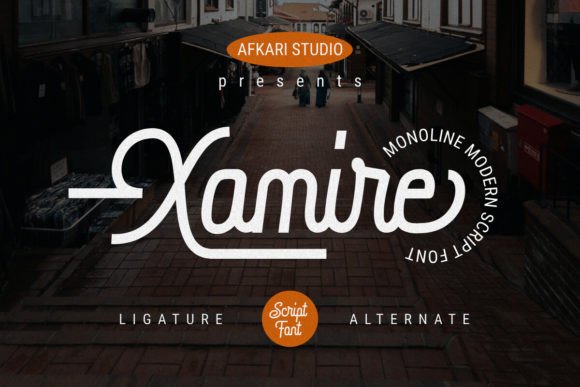 Xamire: A Script Font for Modern Editorial Design