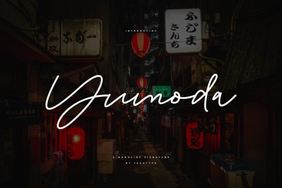 Yumoda: A Script Font for Stylish Editorial Design